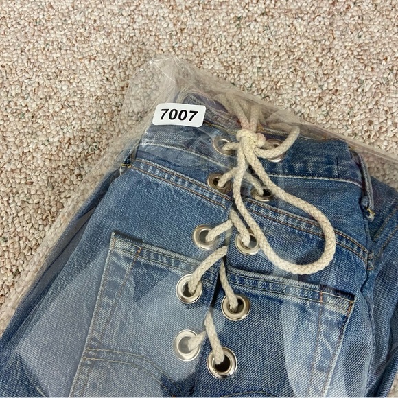 Samaria Leah reworked Levi’s custom made lace-up jeans 17007 - Picture 11 of 12
